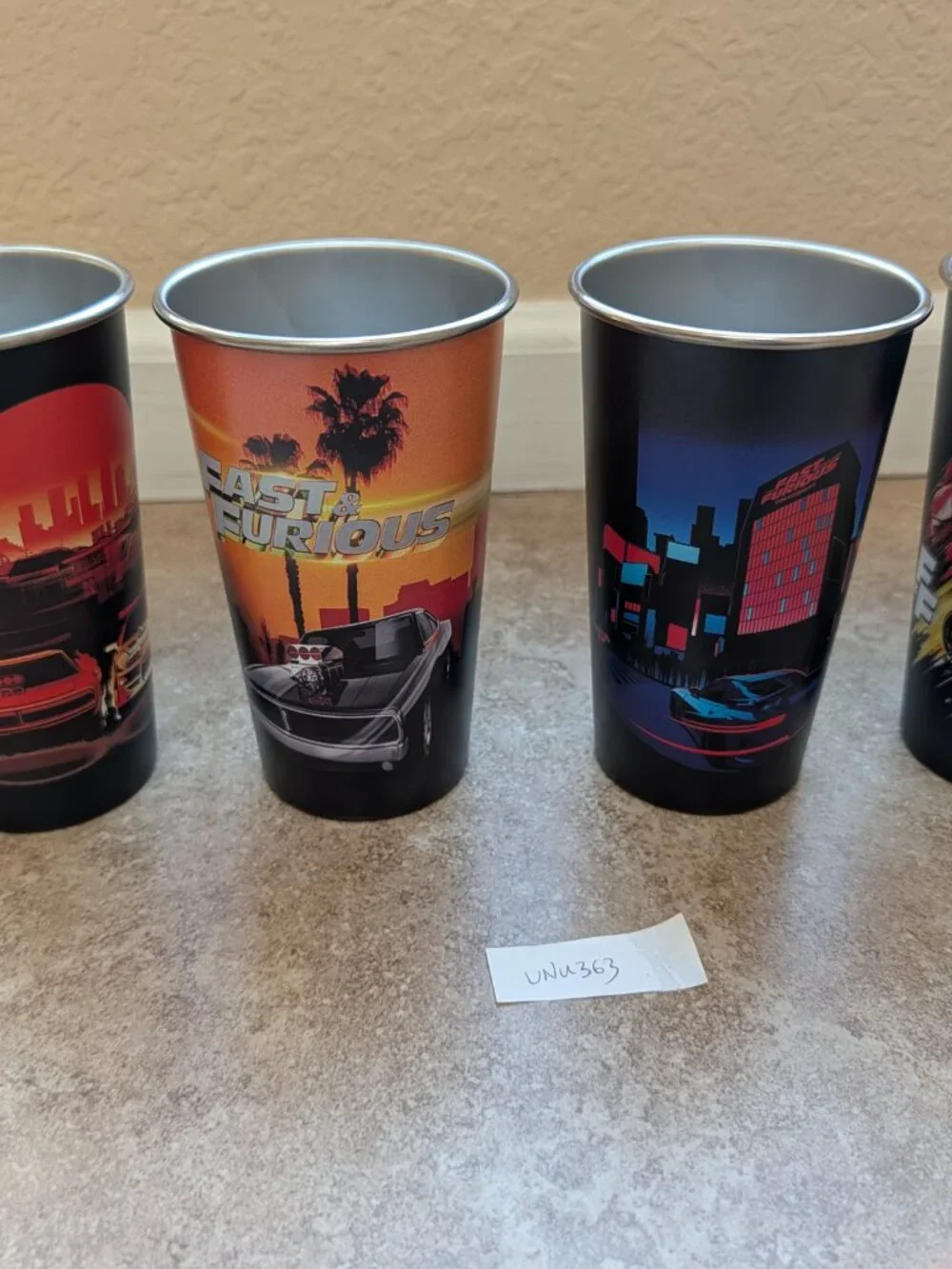 Fast & Furious 25th Anniversary Collector Cups Mobil 1 One 2026 Release Set (4)